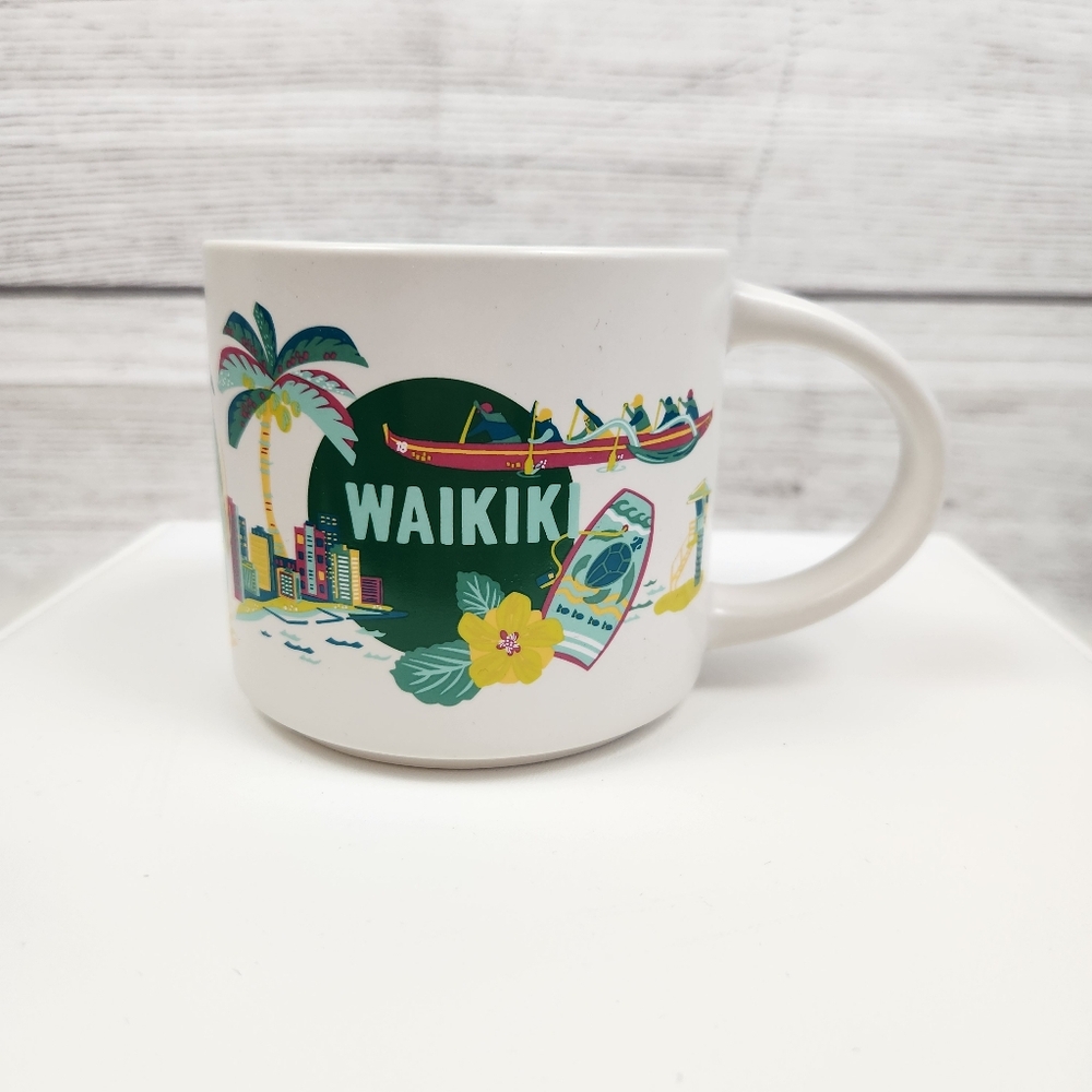 Starbucks Hawaii Waikiki Discovery Series Ceramic Mug 14oz